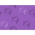 thumbnail image 1 of Ahgly Company Machine Washable Indoor Rectangle Transitional Heliotrope Purple Area Rugs, 6' x 9', 1 of 7