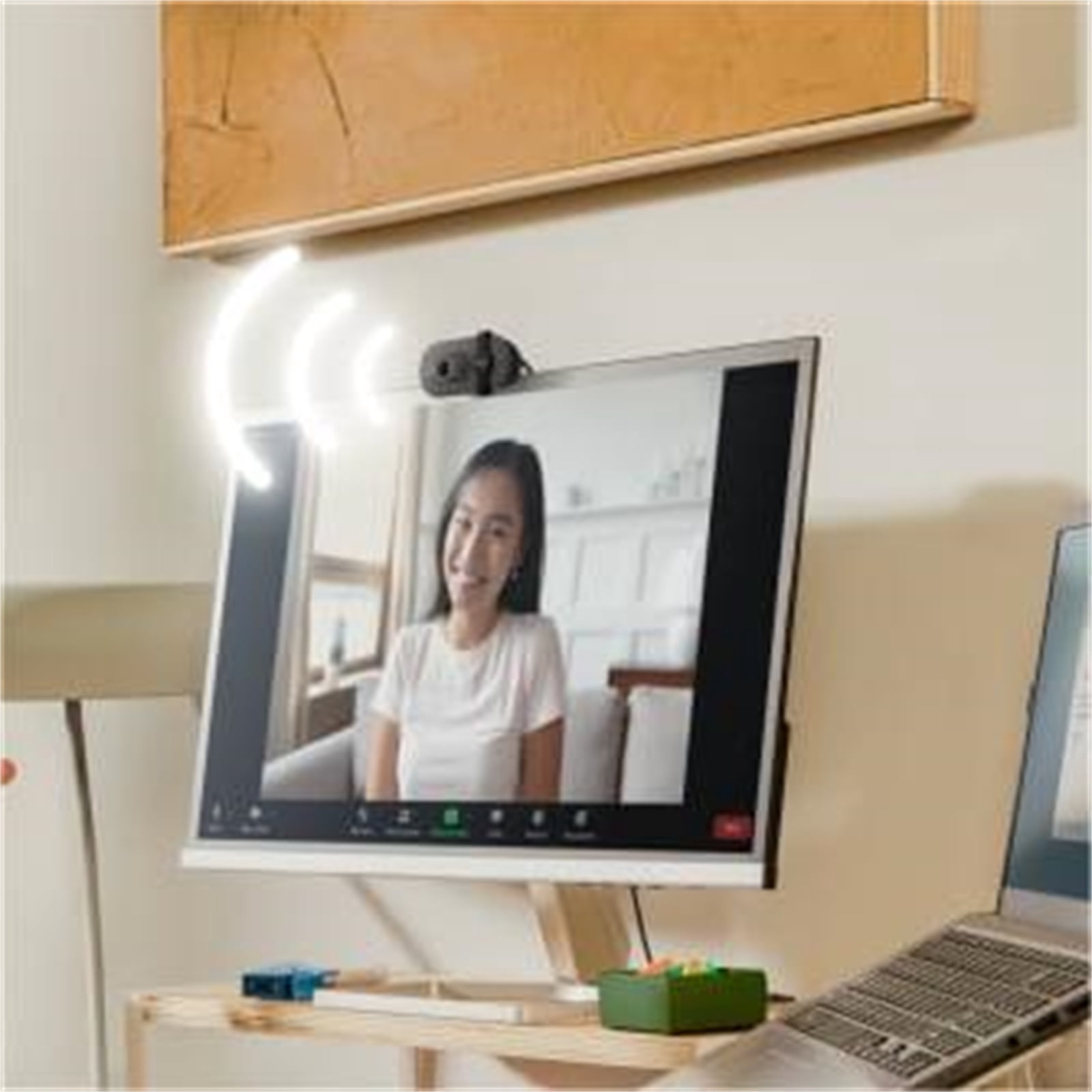 Logitech BRIO 90 Wired HD Webcam, 60 fps/1080p Live Streaming Camera with Auto Light Balancing, Integrated Privacy Lens Cap, Built-in Microphone, Black white  pink