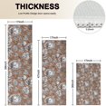 thumbnail image 4 of Cute Hedgehog Mushroom Leaves Pattern Kitchen Rugs Sets Of 3,Kitchen Runner Rugs Non Skid Washable,Decorative Kitchen Floor Mats for Kitchen,Sink,Laundry,17"x30"+ 17"x47" + 17"x59", 4 of 6