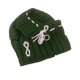 thumbnail image 5 of Gorro de invierno para perro, accesorio cálido para la cabeza, gorro de cosplay para fotos de mascotas Verde, 5 of 9