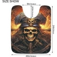 thumbnail image 3 of Dreamtimes Bathroom Rug Mats Pirates Skull Vintage Print, Bath Mats for Bathroom Non-Slip Super Soft Absorbent Microfiber Bath Rugs, Bathroom Rugs for Bathroom Floor, Tub and Shower, 17.3"x13.4", 3 of 4