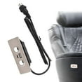 thumbnail image 1 of Controlador de sillón reclinable eléctrico, controlador de sofá eléctrico, control manual, universal, 2 botones, fácil instalación para casa, oficina, Cuadrado, 1 of 8