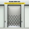 thumbnail image 2 of Puerta de seguridad plegable VEVOR de 48' de alto x 37' de ancho acero, 2 of 9