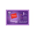 thumbnail image 3 of Hanes Girls Ankle Socks, 10 Pairs, ComfortSoft Lightweight, Stretch, 3 of 5