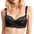 thumbnail image 1 of Aayomet Bralettes pour Femmes Soutien-Gorge Transparent à Armatures Non Rembourré pour Femmes (Noir, 70C), 1 of 5