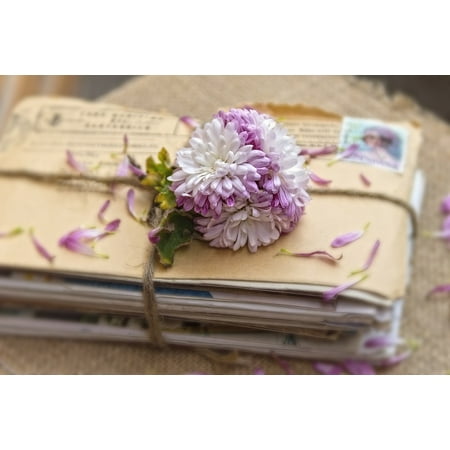 Correspondence Envelopes - LAMINATED POSTER Envelopes Vintage Correspondence Memories Poster Print 24x16 Adhesive Decal