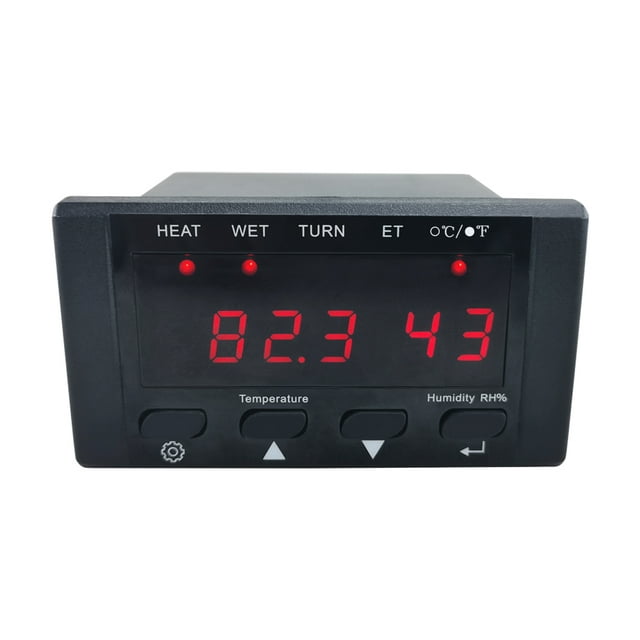 Amdohai Intelligent Temperature and Humidity Controller High Accurate T/H Controlling Device Clear Definition Digital Tube Display ℃ and ℉ Adjustable