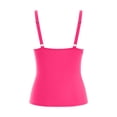 thumbnail image 5 of HomeGardon Womens Tankini Swimsuits Tops Bikini with Bra Summer V-Neck Solid Color Tummy Control Bathing Suits, 5 of 5