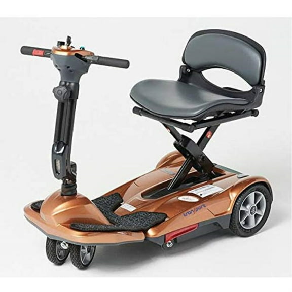 EV Rider 'Transport M' Lightweight Foldable Scooter - 250Lbs 4 Mph 10 Miles - Copper