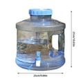 thumbnail image 3 of Camping Water Jug with Tap - 2 Gallon Transparent Water Container - Leakproof Outdoor Water Carrier for Hiking, Travel & Emergency Water Storage, 3 of 4