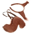 thumbnail image 3 of 1 Set de accesorio para disfraz de ardilla de peluche: diadema con orejas de ardilla y cola falsa., 3 of 7