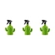 thumbnail image 2 of Bewildely Botella Forma de cactus Personalidad Flores verdes Plantas Maceta Jardinería Durable Práctico Hervidor Puede Suministros para el Type1 NO1, 2 of 6