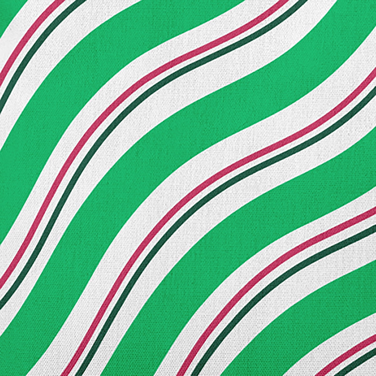16" x 16" Simply Daisy Candy Stripes Polyester Accent Pillow, Bright Green Qty 1