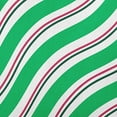 thumbnail image 2 of 16" x 16" Simply Daisy Candy Stripes Polyester Accent Pillow, Bright Green Qty 1, 2 of 3