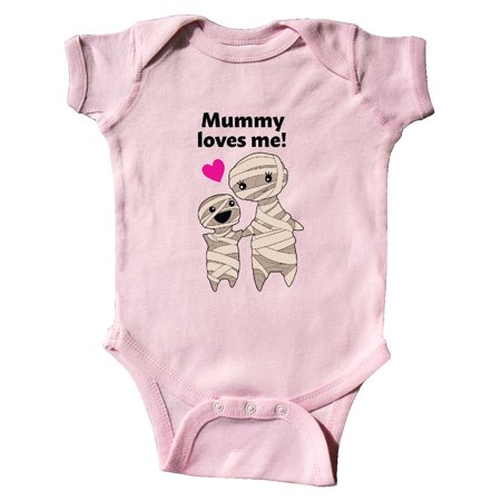 

Inktastic Mummy Loves Me! Gift Baby Boy or Baby Girl Bodysuit