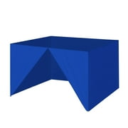 Eurmax USA Zippered Walls for 10 x 10 Pop Up Canopy,3 Removable sidewalls & 1 Middle Door Wall(Royal)