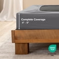 thumbnail image 6 of Bare Home Box Spring Cover - Microfiber - 4-Way Stretch (King, Grey), 6 of 6