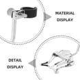 thumbnail image 3 of ETHZZLE Support Léger en Métal pour Pince de Partition, Plaqué Argent, pour Trompette, Partitions et Accessoires d'Instruments, 3 of 7