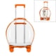 thumbnail image 3 of Transportín portátil con ruedas, bolsa de burbujas para mascotas y gatos, bolso impermeable, para mascotas pequeñas naranja, 3 of 9