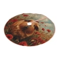 thumbnail image 2 of Bingfone Christmas Tree Skirt Mat Christmas Decoration Interior 30" -Rose Cute Guinea Pig, 2 of 6