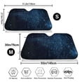 thumbnail image 2 of Goofa Blue Glitter Retro Printed Car Windshield Sunshade,Foldable Reflective Sun Visor,UV Protection Heat Blocker Sunshade,Car Cooling Accessory-Medium, 2 of 7