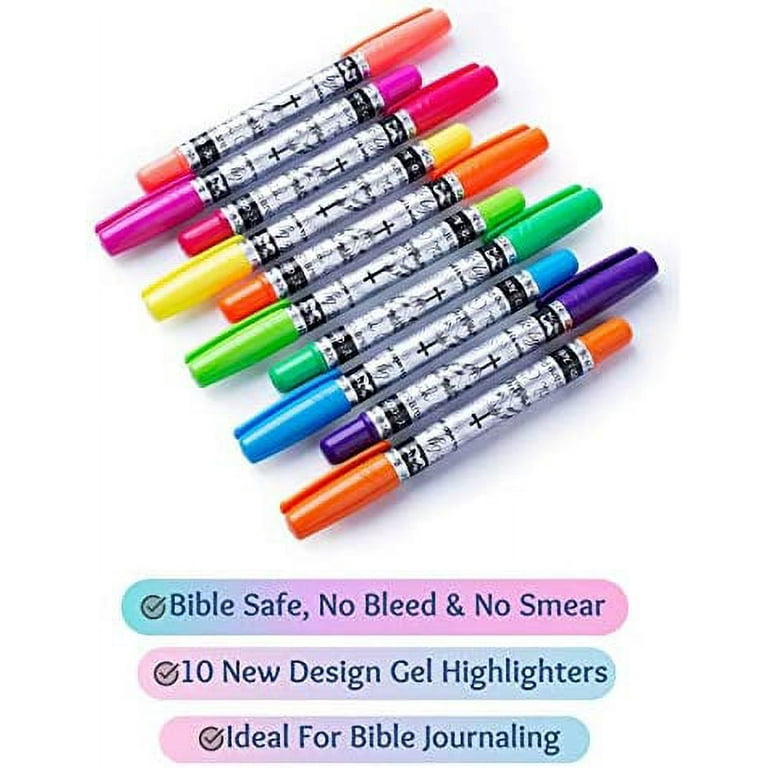 Mr. Pen- Bible Highlighters, 10 Pack, Bible Gel Highlighter, Gel  Highlighters, Bible Highlighters No Bleed, Bible Markers, No Bleed  Highlighters