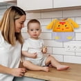 thumbnail image 3 of Xihbxyly Babero Antimanchas Sprout Baby, Diseño de Manga Larga con Recogedor de Comida, Tejido de Poliéster Fácil de Limpiar, Ideal para Comer y Actividades Al Aire Libre, Lavable a Máquina, Talla Ún, 3 of 4