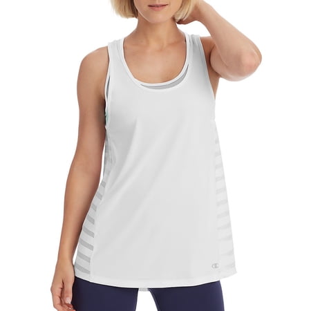 Champion Womens Train Tank With Built In Bra Size S Color White - 