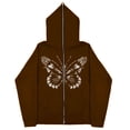 thumbnail image 3 of Sudaderas informales con esqueleto Y2k oscuro europeo y americano para hombres y mujeres, sudaderas con capucha góticas para parejas, sudadera con cremallera de gran tamaño Harajuku, 3 of 5