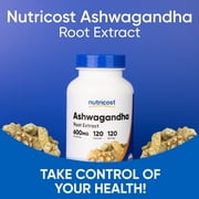 Nutricost Ashwagandha Herbal Supplement 600mg, 120 Capsules