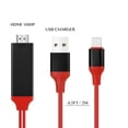 thumbnail image 3 of Wecast 1080P Hdmi Hdtv Cable Teléfono Inteligente A Hdmi Adaptador De Cable Compatible Con Sistema Ios Con Para Iphone5 / 5S / 66 Plus / 6S / 6 Plus / 7/8 / X Ipad4 / Mini / Air / Mini2 Advancent EL010758-00, 3 of 5