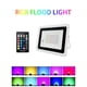 thumbnail image 3 of Foco LED RGB IP68, iluminación exterior impermeable, 20 W, 30 W, 50 W, 100 W, luz de control remoto, color de luz, reflector para decoración de jardín., 3 of 5