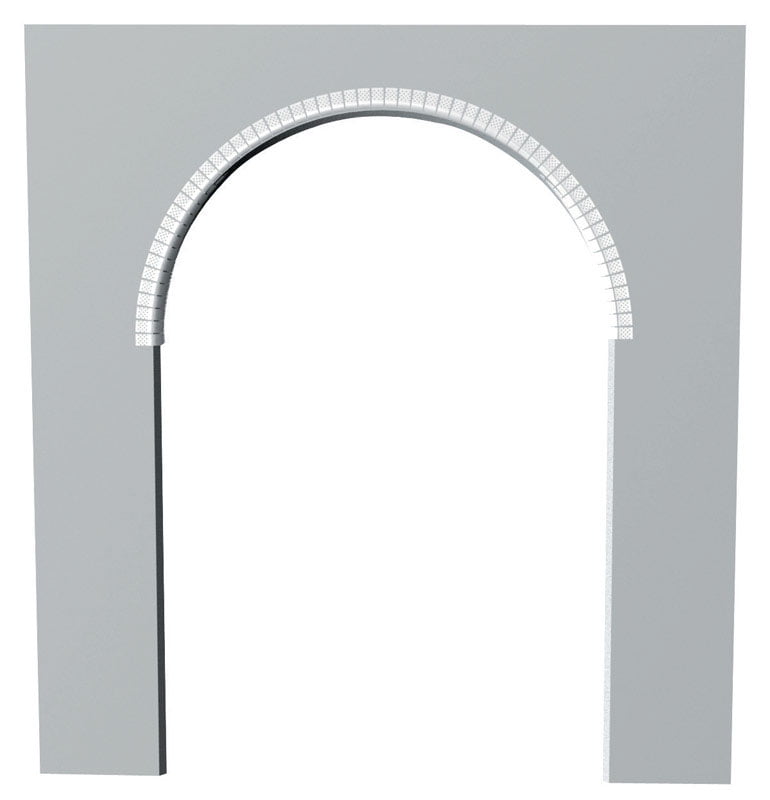 Amerimax Pvc Bullnose Archway Corner Bead 3/4 " X 10 ' Case of 50