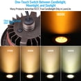 thumbnail image 3 of 12 Pack LED In-Ground Lawn Well Lights, 1800K/2700K/3000K/4000K/5000K Selectable, IP67 Waterproof, 3 of 8