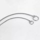 thumbnail image 2 of Collar Para Perro Con Cadena De Serpiente De Cromo Mediano G, 2 of 3