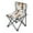 Reindeer with Scarf Pattern, variant on 600D Oxford Camping Chair Portable Foldable Chair Supports 220 lbs for Picnic, Fishing, Backpacking Reindeer with Scarf Pattern