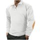 thumbnail image 2 of pstuiky manga larga para hombre, Blusa/camisa informal de manga larga con cuello y botones para hombre camisetas de hombre s, 2 of 5