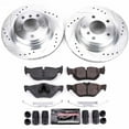 thumbnail image 3 of PowerStop Rear Z23 Evolution Sport Carbon-Fiber Ceramic Brake Pad and Drilled & Slotted Rotor Kit Fits: BMW Select Models K044, 3 of 10