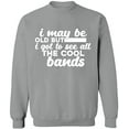 thumbnail image 2 of OXI Crewneck Sweatshirt - The Cool Bands, Basic Casual Sweatshirts for Men's and Women Fleece Sweatshirt Long Sleeve - Sport Grey X-Large, 2 of 2