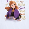 thumbnail image 3 of Frozen - Just A Girl Who Loves Fall - Toddler And Youth Short Sleeve Graphic T-Shirt, 3 of 5