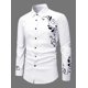 thumbnail image 1 of Camisa de hombre con solapa geométrica, camisa para exteriores, calle, manga larga, estampado de botones, ropa de diseñador de moda, casual, transpirable, 1 of 6