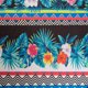 thumbnail image 1 of Toalla de playa redonda de bambú con diseño de rayas florales de Cariloha para unisex (1 unidad) Cariloha Cariloha Toalla 1 Pc, 1 of 1