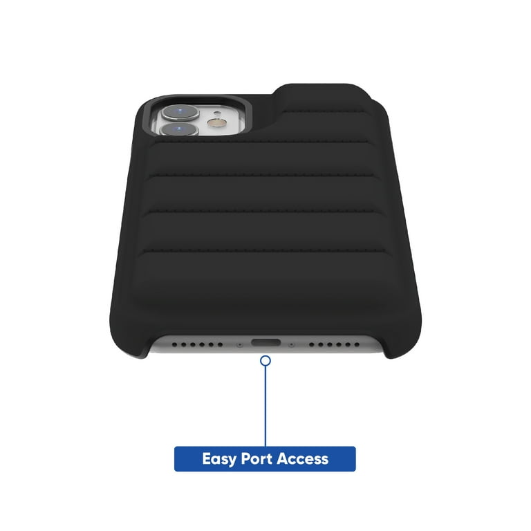 onn. Puffer Soft Quilted Phone Case for iPhone 11 and iPhone XR - Black - Walmart.com onn. Puffer Soft Quilted Phone Case for iPhone 11 and iPhone XR - Black - Walmart.com