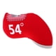 thumbnail image 2 of Funda para putter de hierro de golf 8 degree, 50 degree, 52 degree, 54 degree, 56 degree, 58 degree, 60 degree - 5 Azul marino 54 grados rojo, 2 of 7