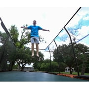 Jumpking Pro-Series Rectangle Trampoline 10’ x 16’ - No Other Trampoline Can Compete (Black/Orange)