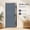 Blue, variant on Accordion Door Curtain for Closet and Laundry Room, Space Privacy Panel with Tieback, 39" x 78", Stone White, Hallway Divider