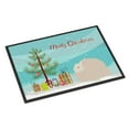 thumbnail image 1 of Carolines Treasures BB9326JMAT Fluffy Angora Rabbit Tapis de Noël Intérieur Ou Extérieur - 24 x 36 Po, 1 of 4