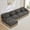 Khaki, variant on Noble House Carola Leopard Print Chenille 2-Seater Sofa, Modular Sectional Couch with Tassel Trim, Beige
