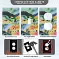 thumbnail image 3 of Yayeee Toggle Light Switch Wall Plate 1-Gang 4.5"x2.7" Home Decorative Outlet Cover, Art Field, 3 of 7