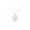 Aquamarine, variant on RYLOS Necklace Sterling Silver Halo Designer Style Necklace Gemstone & Diamonds Pendant 18" Chain 12X10MM Turquoise December Birthstone Womens Jewelry Silver Necklace